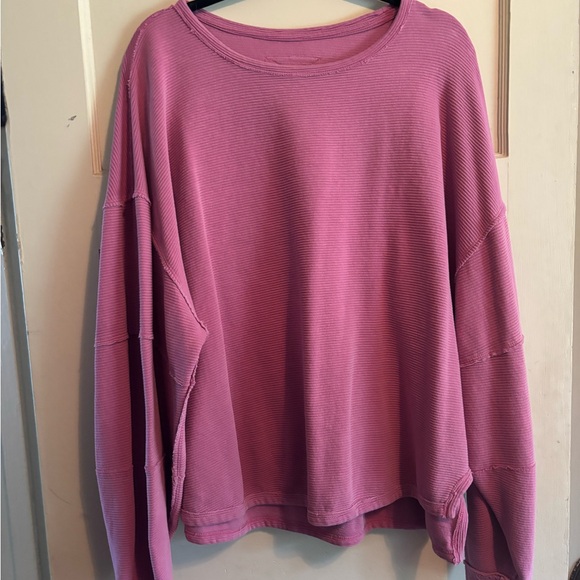 Free People Tops - Free People We The Free Fuchsia Knit Top